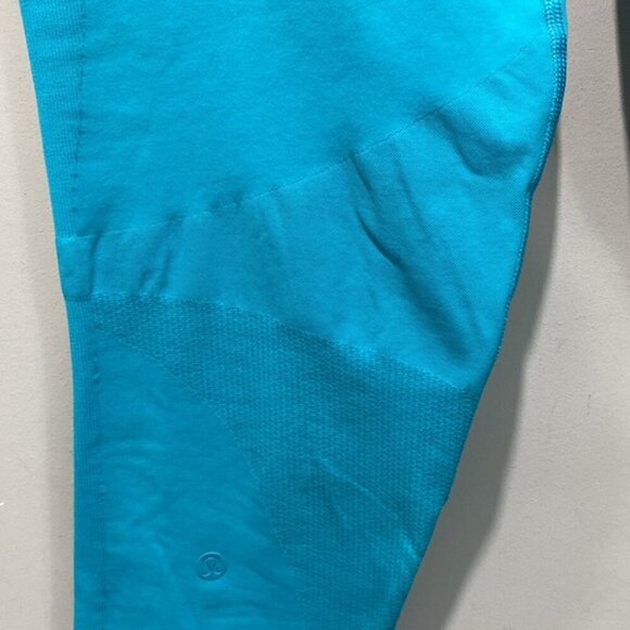 Lululemon Zone In Crop Leggings Tight Compression Shaping High Rise Size 12 - Picture 8 of 13